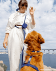 Treat Pouch & 4 - in - 1 Convertible Hands Free Cloud Dog Leash - SUNNY TAILS