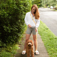 5 - Piece Hands Free Set – Leash, Harness, Collar, Treat Pouch & Waste Bag Holder - SUNNY TAILS