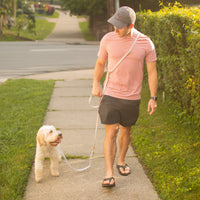 Dandelion Yellow Cloud Leash 4-Way Extension | Leash Connector | Extend Leash, Walk 2 Dogs, or Add a Traffic Handle