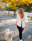 5 - Piece Hands Free Set – Leash, Harness, Collar, Treat Pouch & Waste Bag Holder - SUNNY TAILS