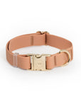 Chai Brown Waterproof Dog Collar | Brown Taupe Quick Release Collar | Available in 3 Sizes | Durable Dog Collars | Shop Sunny Tails