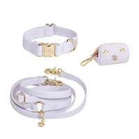 Lavender Haze Cloud Dog Collar Bundle