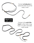 Cloud Convertible Leash Extension Bundle