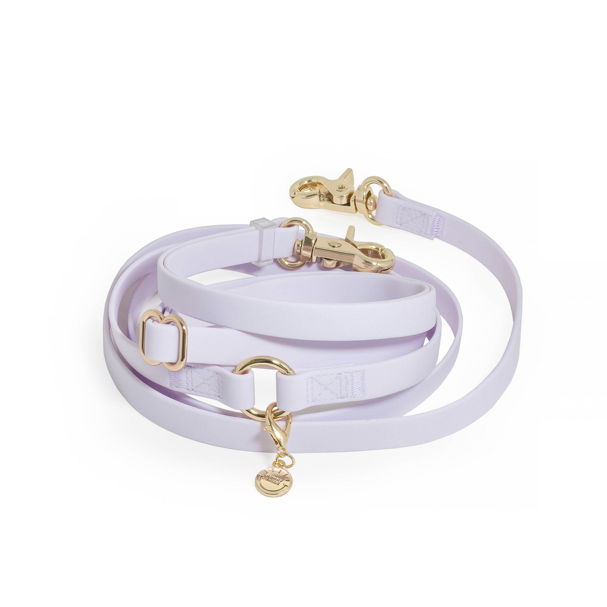 Lavender Haze Lilac Convertible Hands Free Cloud Dog Leash | Multifunctional, Waterproof, and Lightweight Dog Leash | Shop Sunny Tails