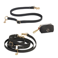 Ember Black Cloud Convertible Leash Extension Bundle