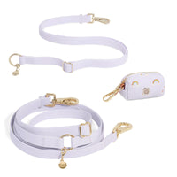 Lavender Haze Wide Cloud Convertible Leash Extension Bundle 3/4"