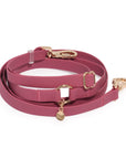 Mulberry Burgundy Wide 4 - in - 1 Convertible Hands Free Cloud Dog Leash - SUNNY TAILS