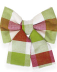 Picnic Plaid Dog Sailor Bow - SUNNY TAILS