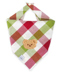 Picnic Plaid Teddy Bear Dog Bandana - SUNNY TAILS