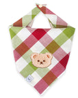 Picnic Plaid Teddy Bear Dog Bandana - SUNNY TAILS