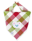 Picnic Plaid Teddy Bear Dog Bandana - SUNNY TAILS