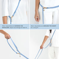 Malibu Blue 4-in-1 Convertible Hands Free Cloud Dog Leash