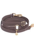 Espresso Brown 4-in-1 Wide Convertible Hands Free Cloud Dog Leash