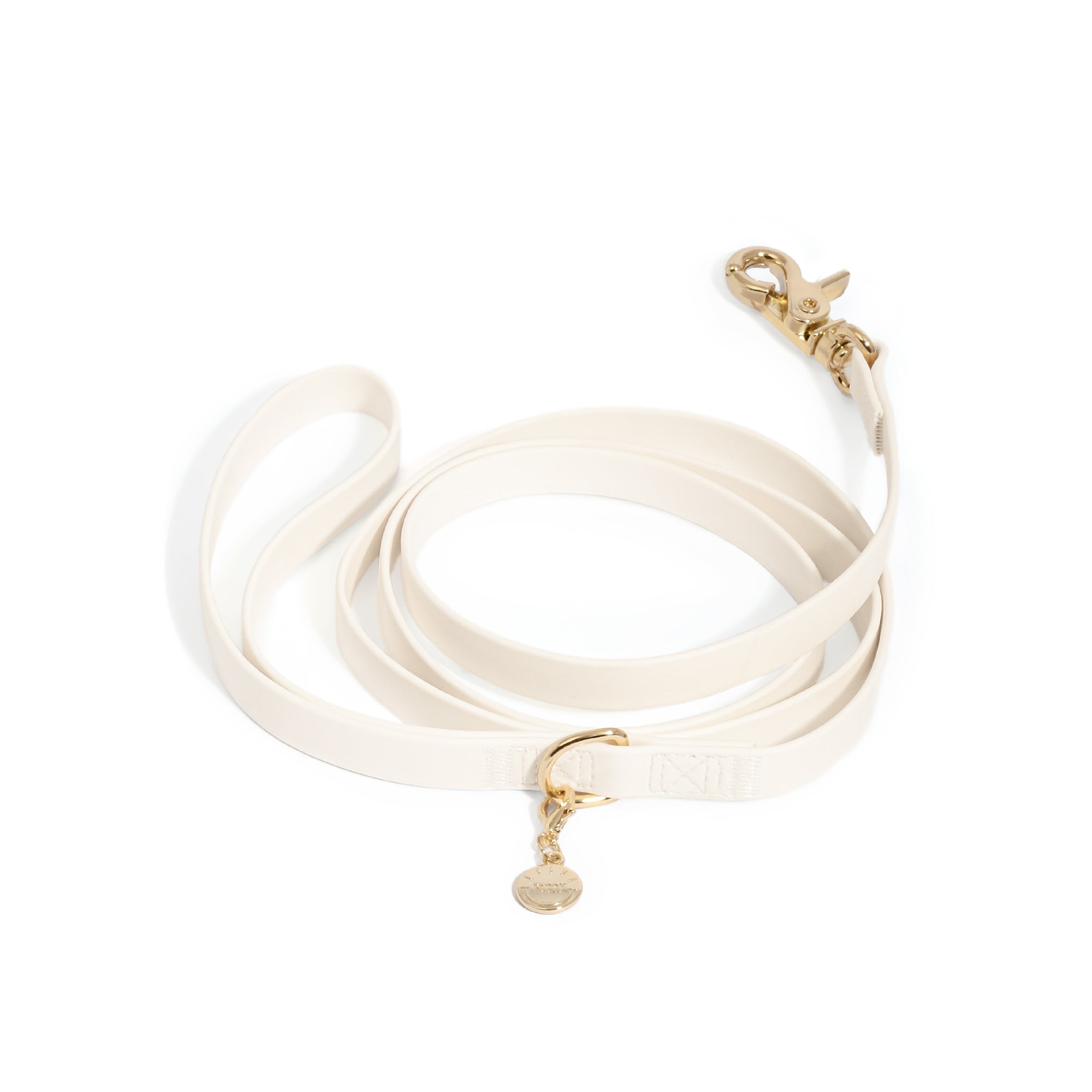 Cloud White Waterproof Cloud Dog Leash | Lightweight PVC Leash | Odor Proof, Stink Proof, and Durable | Available in 3 Lengths