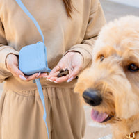 Snap Dog Treat Pouch | Dog Training Bag | Dog Bag for Treats | Carry Wet or Dry Treats | Silicone Pouch for Dog | Sunny Tails