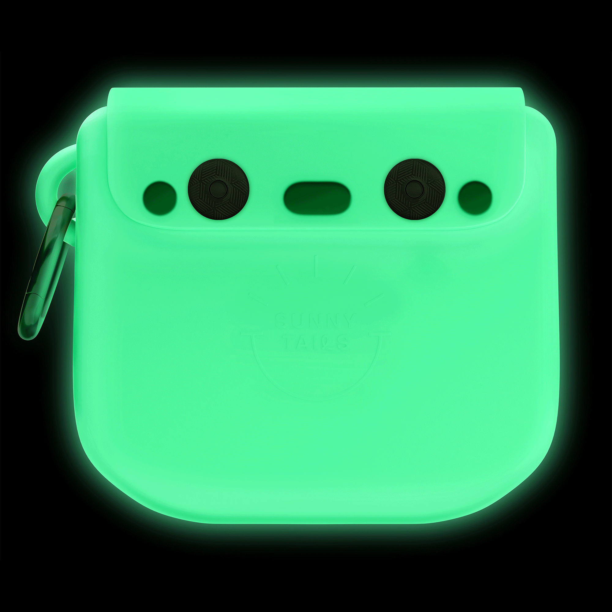 Lunar Glow Snap Dog Treat Pouch | Glow in the dark treat pouch | Carry Wet or Dry Treats | Silicone Food-Grade BPA-Free | Sunny Tails