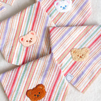 Sherbet Teddy Dog Bandana | Summer Teddy Bear Dog Bandana | Shop Sunny Tails