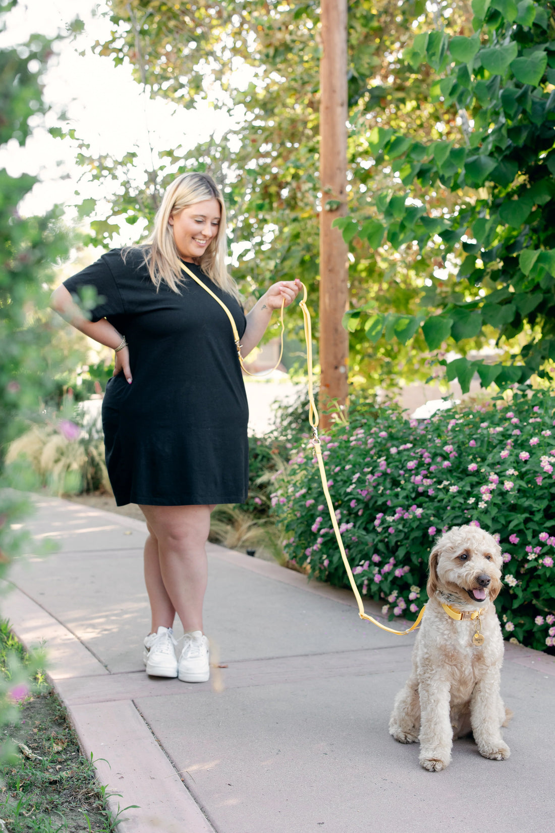 Dandelion Yellow Wide Cloud Leash Extension