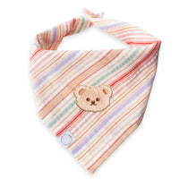 Sherbet Teddy Dog Bandana | Summer Teddy Bear Dog Bandana | Shop Sunny Tails