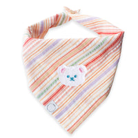 Sherbet Teddy Dog Bandana | Summer Teddy Bear Dog Bandana | Shop Sunny Tails