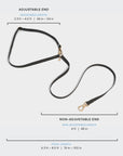 Mulberry Burgundy Wide 4-in-1 Convertible Hands Free Cloud Dog Leash