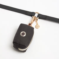 Ember Black Waste Bag Holder | Dog Poop Bag Holder | Dog Walk Bag | Shop Sunny Tails