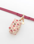Burgundy Strawberry Waste Bag Holder - SUNNY TAILS