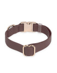 Espresso Brown Waterproof Dog Collar - SUNNY TAILS