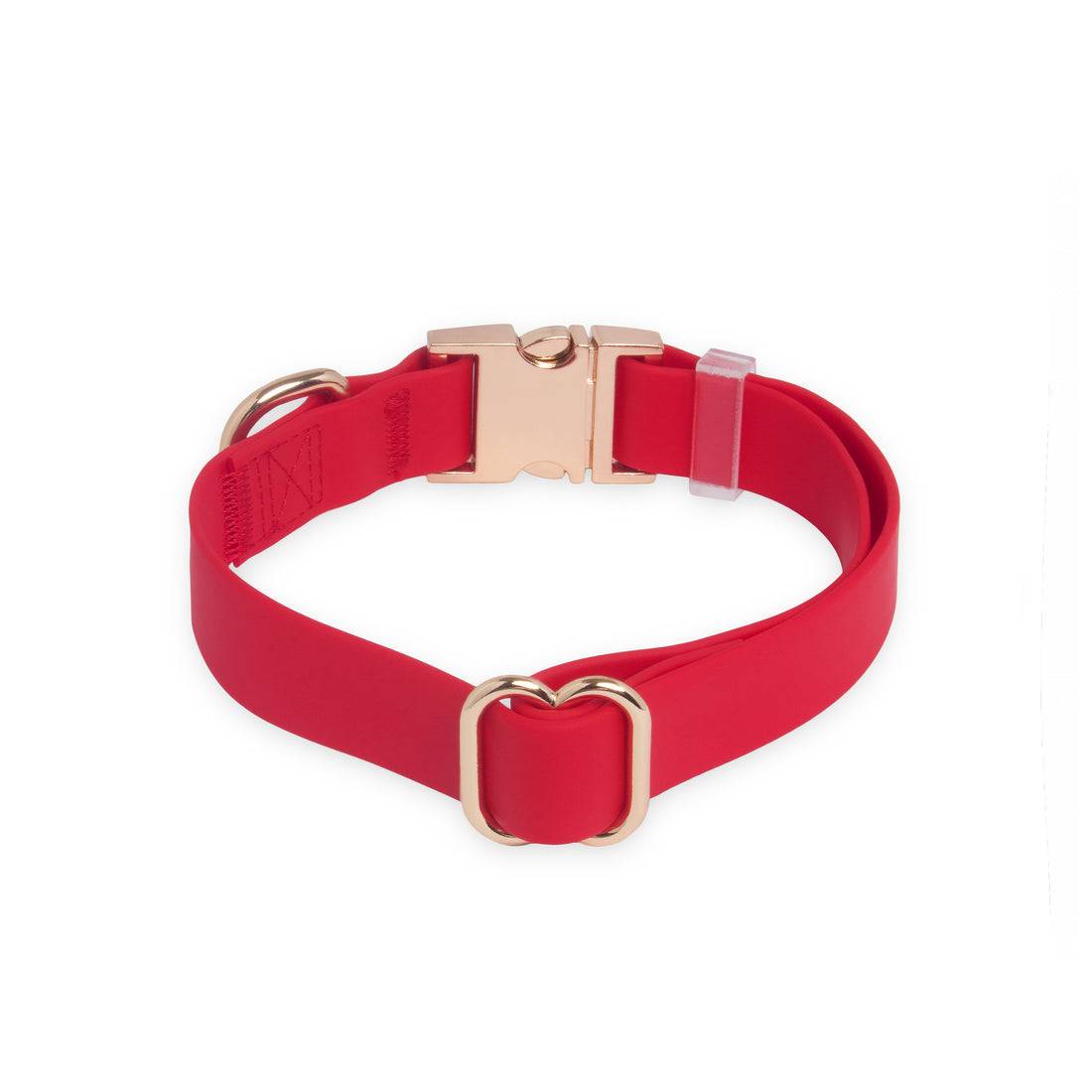 Cherry Red Waterproof Dog Collar