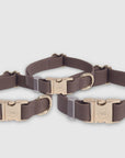 Espresso Brown Waterproof Dog Collar | Dark Brown Quick Release Collar | Available in 3 Sizes | Durable Dog Collars | Shop Sunny Tails