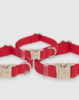 Cherry Red Waterproof Dog Collar - SUNNY TAILS