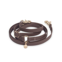 Espresso Brown 4-in-1 Convertible Hands Free Cloud Dog Leash | Multifunctional, Waterproof, and Lightweight Dog Leash | Shop Sunny Tails
