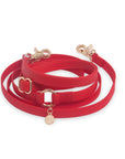 Cherry Red 4 - in - 1 Convertible Hands Free Cloud Dog Leash - SUNNY TAILS