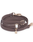 Espresso Brown 4 - in - 1 Wide Convertible Hands Free Cloud Dog Leash - SUNNY TAILS