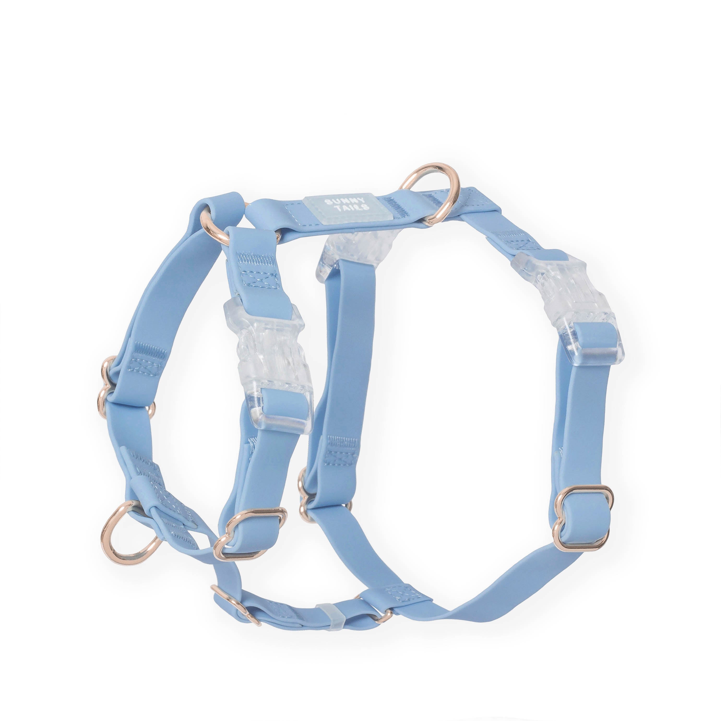 Light Blue Waterproof Dog Collar, Malibu Blue Quick Release Collar