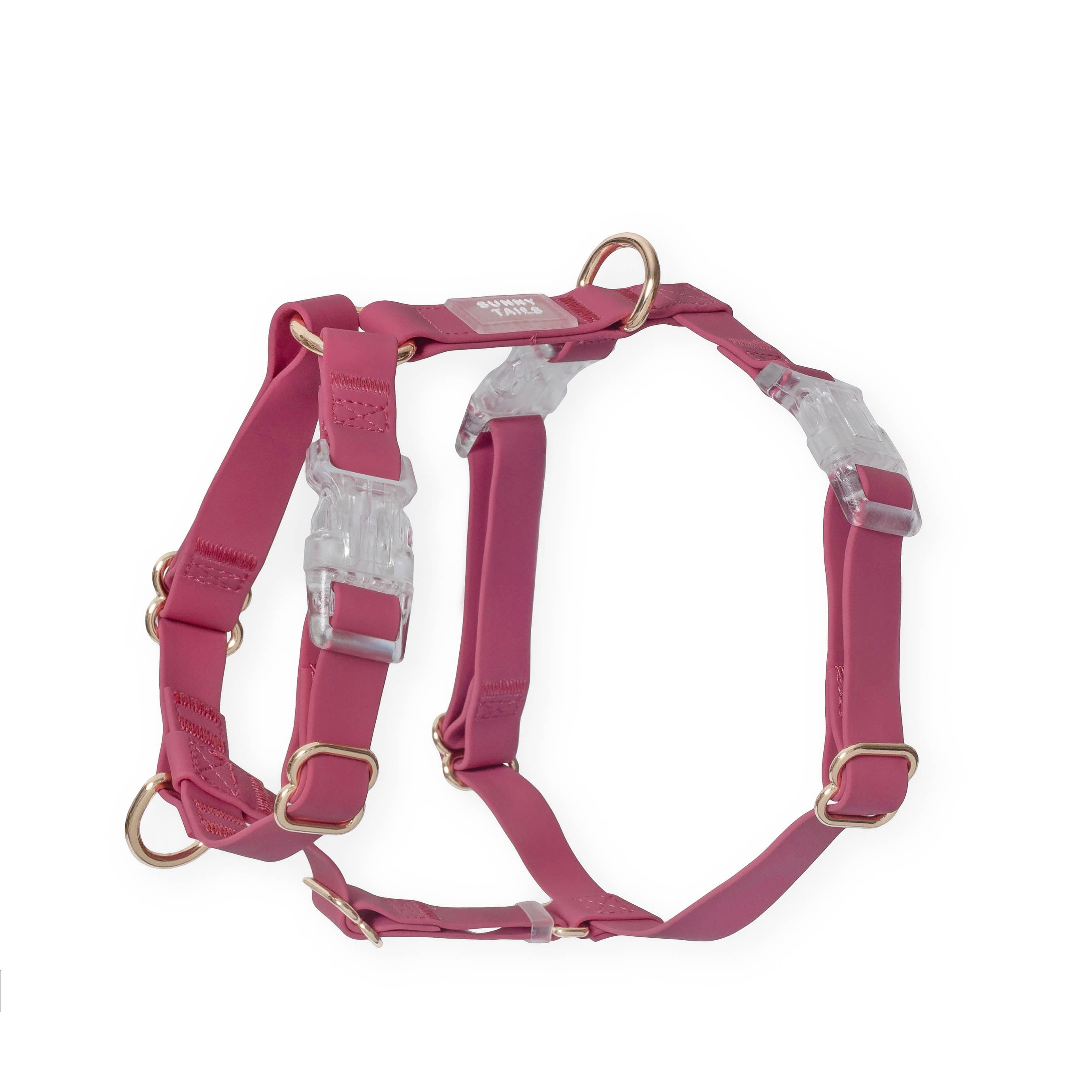 Leather Lite Tracking Harness - Burgundy - Small