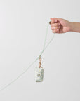 Pistachio Green Daisy Waste Bag Holder - SUNNY TAILS