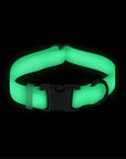 Lunar Glow Waterproof Dog Collar | Glow in Dark Quick Release Collar | Available in 3 Sizes | Durable Dog Collars | White Dog Collar