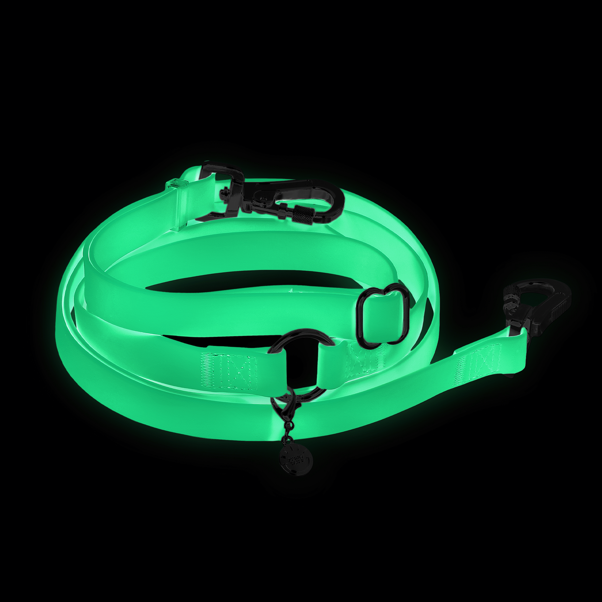 Lunar Glow Convertible Hands Free Cloud Dog Leash | Multifunctional, Waterproof, and Lightweight Dog Leash | Heavy Duty Lock Clip | Sunny Tails