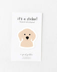 Labrador Dog Vinyl Sticker - SUNNY TAILS