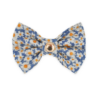 Daisies Field Dog Bow Tie | Dog Collar Bow Tie | Shop Sunny Tails