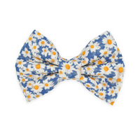 Daisies Field Dog Bow Tie | Dog Collar Bow Tie | Shop Sunny Tails
