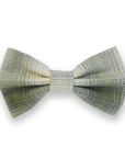 Moss Green Flannel Dog Bow Tie - SUNNY TAILS