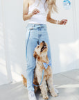 Chai Brown Convertible Hands Free Cloud Dog Leash | Multifunctional, Waterproof, and Lightweight Dog Leash | Shop Sunny Tails
