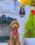 Christmas Flannel Teddy Bear Dog Bandana - SUNNY TAILS