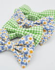 Daisies Field Dog Bow Tie - SUNNY TAILS
