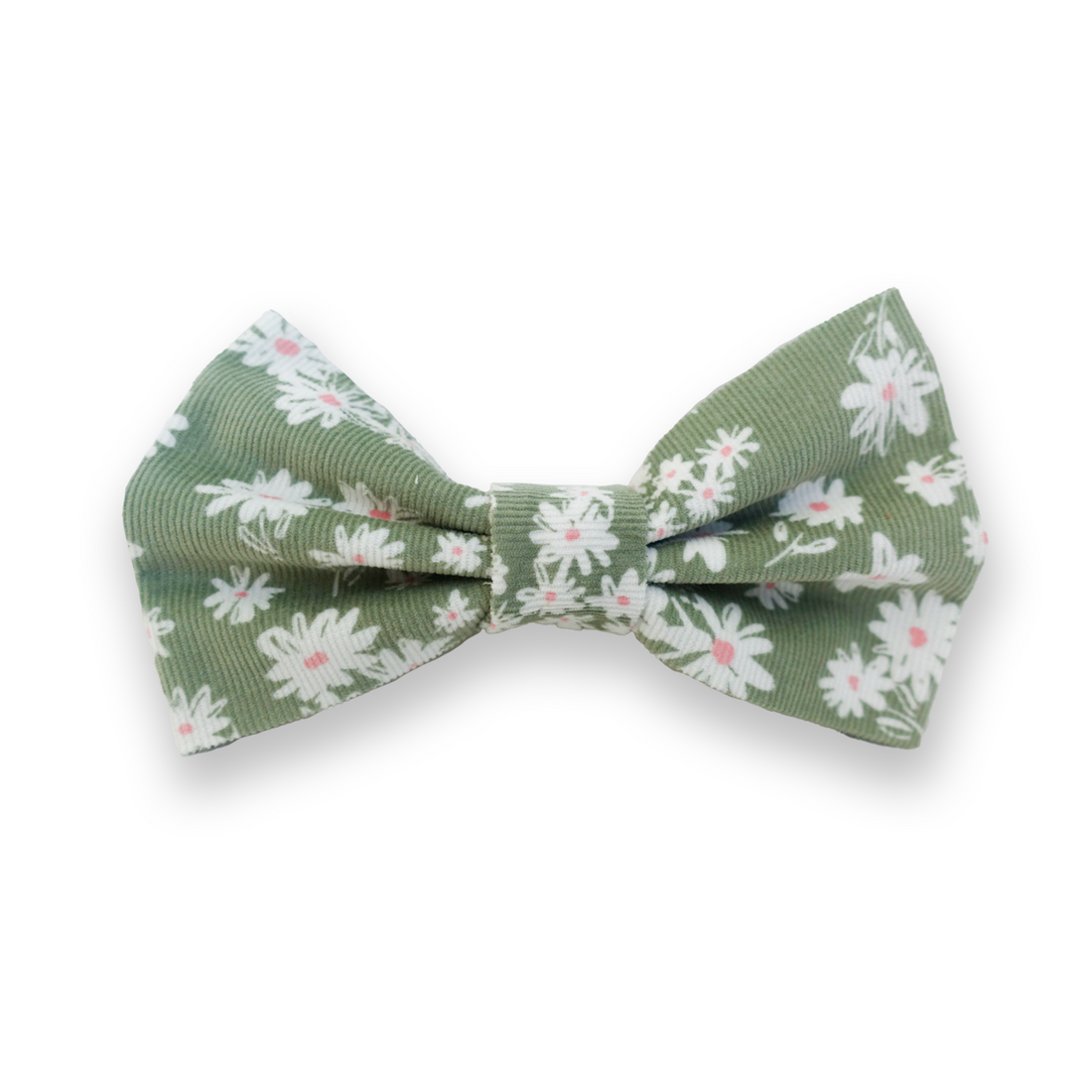 Corduroy Daisies Bow Tie | Doggie Bow Ties | Shop Sunny Tails