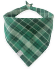 Forest Plaid Flannel Dog Bandana - SUNNY TAILS