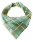 Sage Plaid Flannel Dog Bandana - SUNNY TAILS