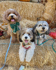 Forest Plaid Flannel Dog Sailor Bow - SUNNY TAILS